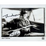 Music. Guy Davis Signed 10 x 8 inch Black and White Photo. Signed in black ink. Good condition.