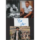 Rod Steiger 12x10 signature piece includes signed album page and three photos of the Hollywood