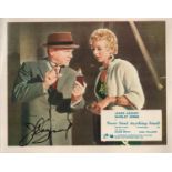 James Cagney signed Never Steal Anything Small 10x8 colour lobby card photo. James Francis Cagney