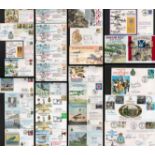 Military Collection of 28 Signed Related First Day Covers, Some are Multi Signed. Includes