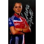 Cycling Laura Kenny signed 8x6 colour photo. Good condition. All autographs are genuine hand