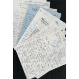 Reggie Kray Collection of Letters. 8 Letters All Handwritten. 3 Letters on Prison Issue Paper, 5