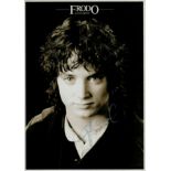 Elijah Wood signed 12x8 inch black and white photo. Good condition. All autographs are genuine