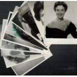 Actresses, a collection of 10 signed vintage photos, some dedicated. Mostly 5.5x3.5, all from the