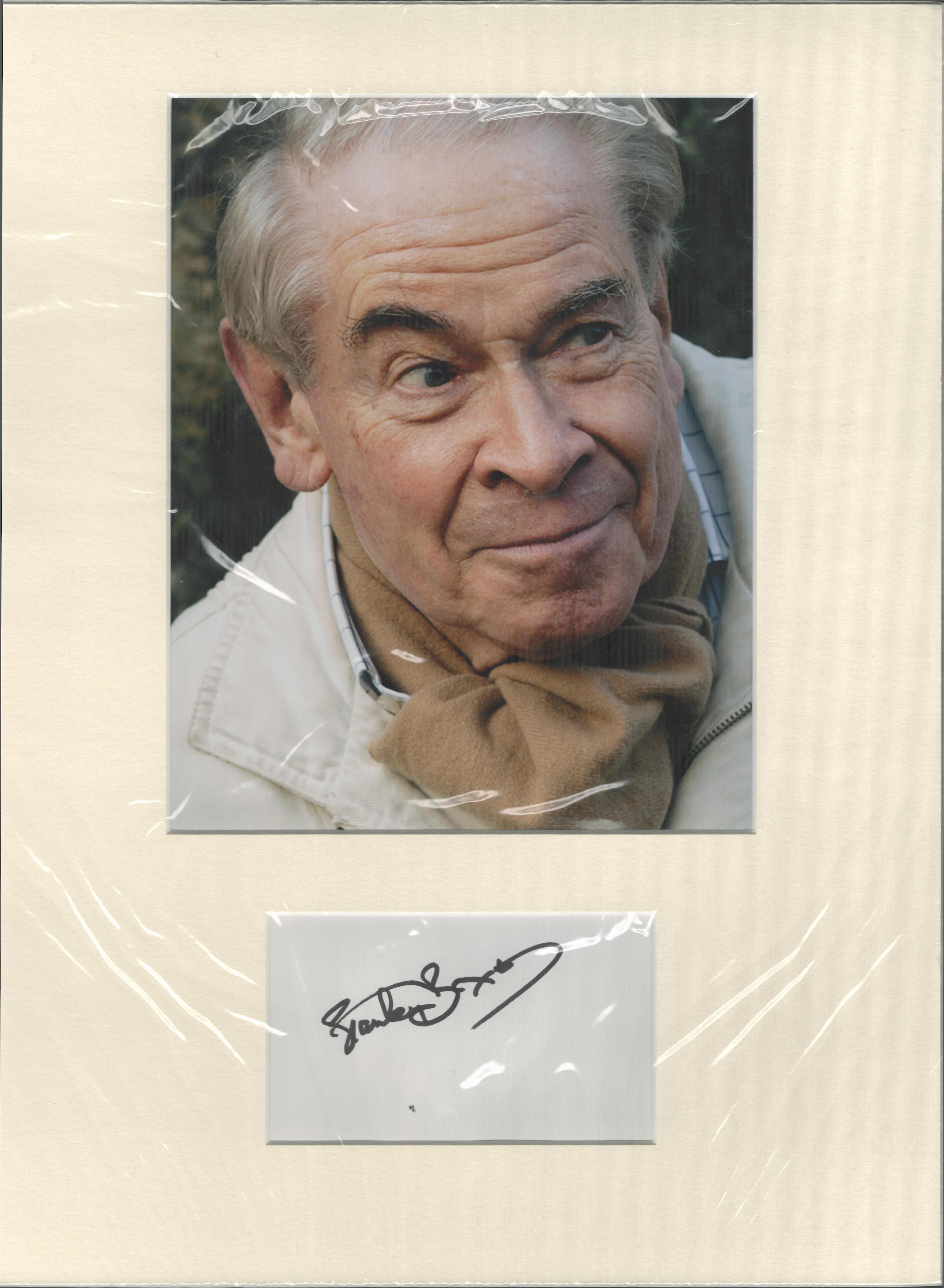 Stanley Baxter signed 16x12 overall mounted signature piece includes signed album page and a