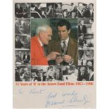 Tv and Film. James Bond Star Desmond Llewelyn (Q in 17 of the James Bond films between 1963 and