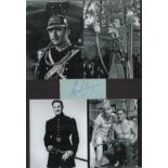 Errol Flynn 12x8 overall signature piece includes signed album page four stunning black and white