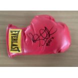 Boxing Liam Smith signed Lonsdale red boxing glove. Liam Mark Smith (born 27 July 1988) is a British