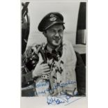 Bryan Forbes, a signed and dedicated 5.5x3.5 photo. An English film director, screenwriter, film