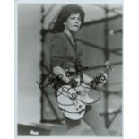 Joan Jett signed 10x8 inch black and white photo. Good condition. All autographs are genuine hand