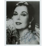 Ann Miller Signed 10x8 inch Black and White Photo. Signed in black ink. Dedicated. Good condition.