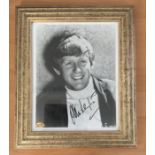 John Leyton signed 12x10 inch overall framed black and white photo. Good condition. All autographs