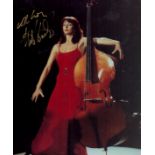 Kate Bush signed 10x8 inch colour photo. Good condition. All autographs are genuine hand signed