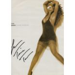 Tina Turner signed 10x8 inch Steamy Windows promo photo. Good condition. All autographs are