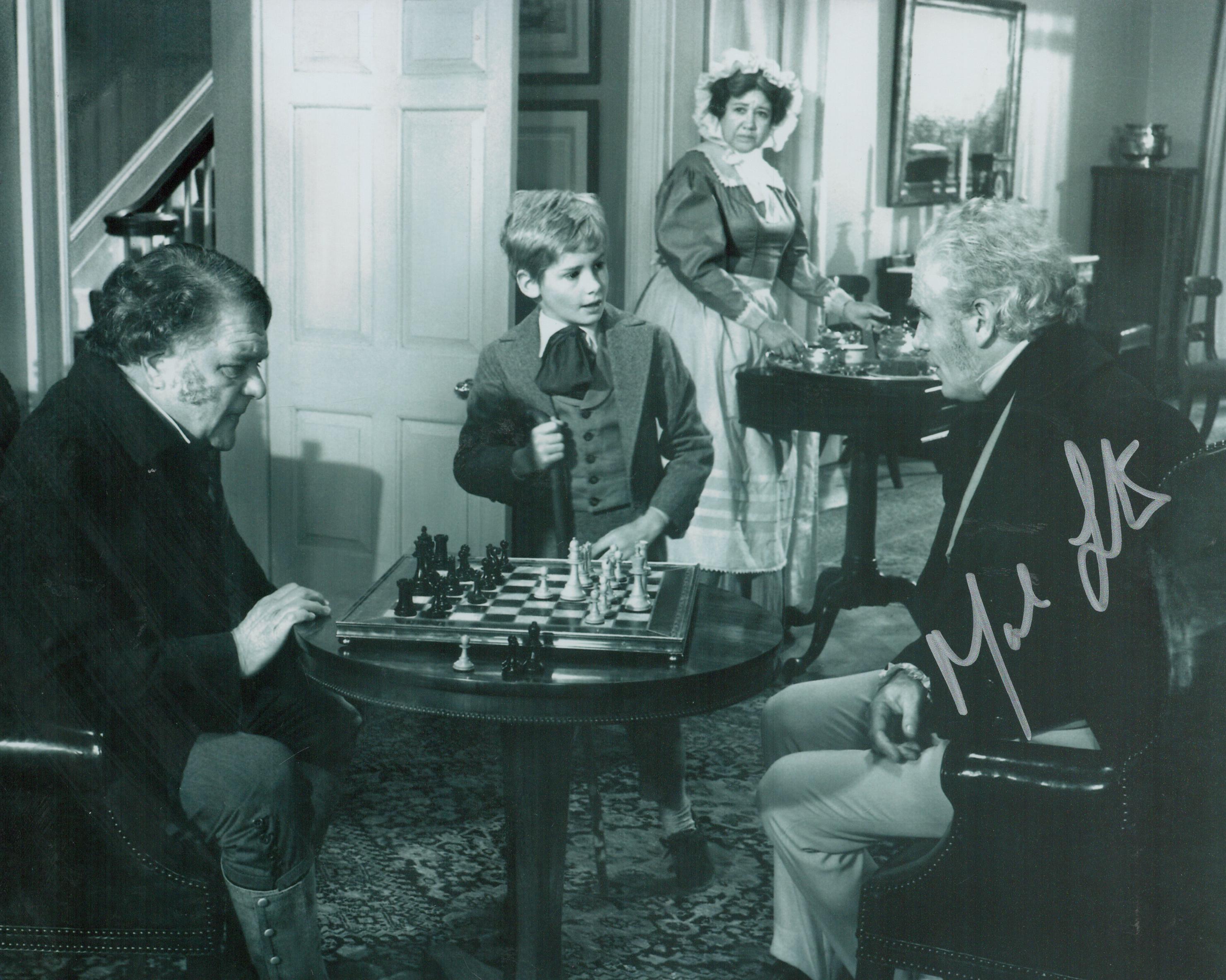 Mark Lester signed Oliver 10x8 inch black and white photo. Good condition. All autographs are