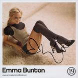 Emma Bunton signed 6x6 inch colour promo photo. Good condition. All autographs are genuine hand