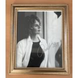 Carol King signed 12x10 inch overall framed black and white photo. Good condition. All autographs