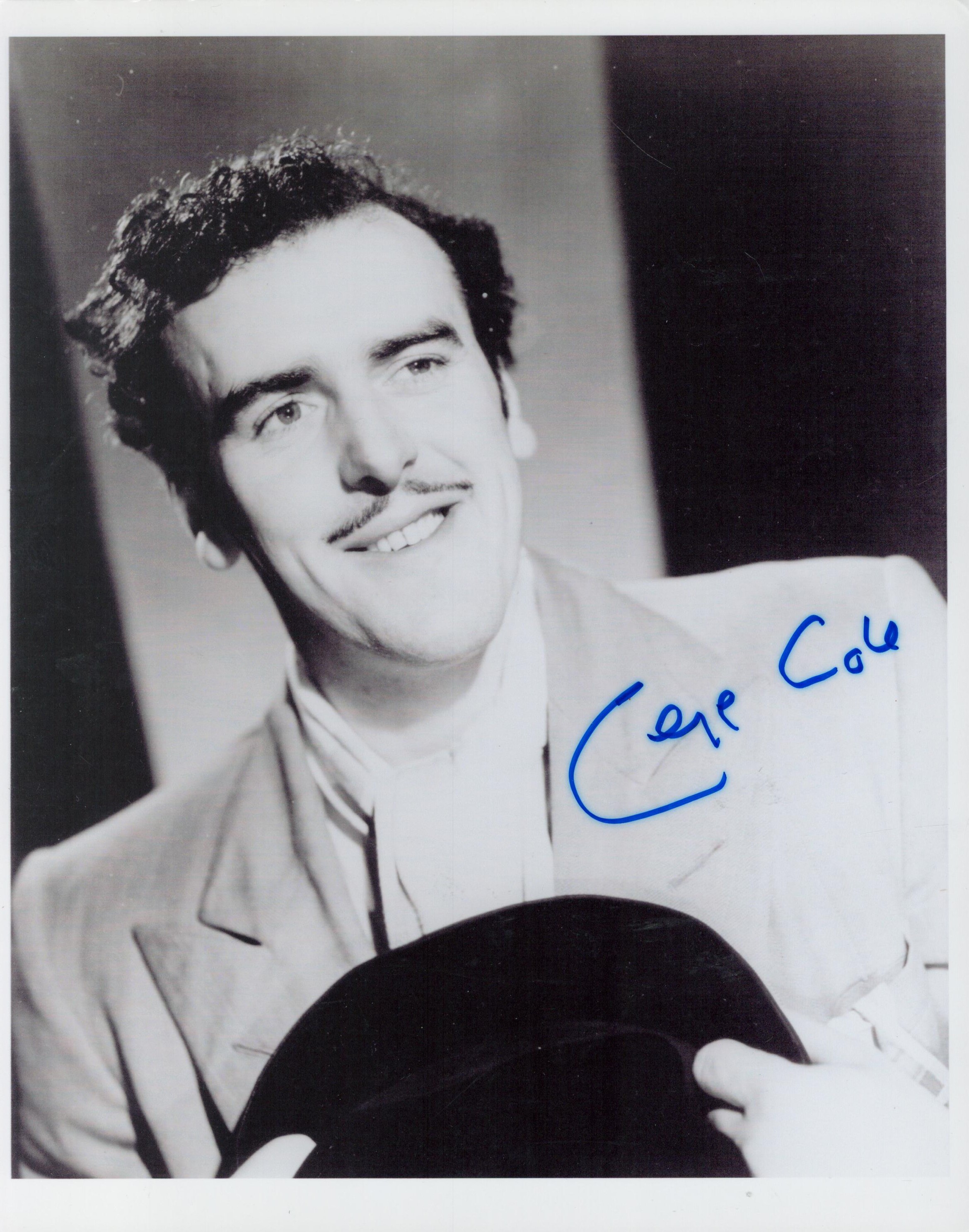 George Cole signed 10x8 inch black and white vintage photo. Good condition. All autographs are