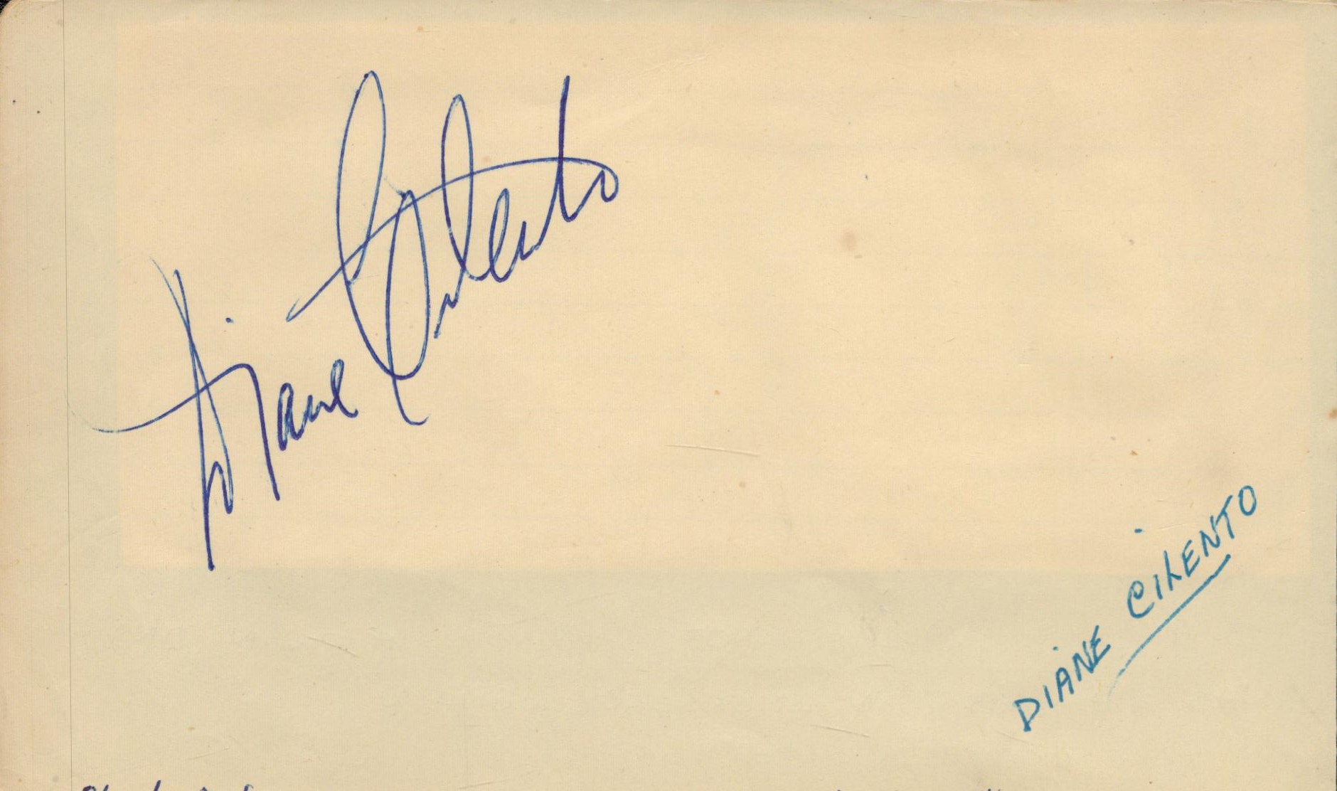 Books. Diane Cilento Signed Autograph Card Loosely inserted into The Manipulator 1st Edition - Image 2 of 4