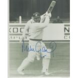 Cricket Mike Gatting signed 10x8 inch black and white photo. Good condition. All autographs are