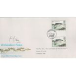 British River fish Fdc cover 1983 signed to and by Home of the Hirsel KT. Good condition. All