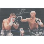 Boxing Ryan Rhodes signed 12x8 inch colour photo. Good condition. All autographs are genuine hand