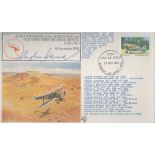 WW2 Victoria Cross Winner Stamps British Forces Souvenir Cover Signed By Ac Hughie Idwal Edwards