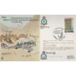 Air Commodore F M F West signed 60th Anniversary of the first military control operations by the