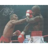 Boxing Junior Witter signed 10x8 inch colour photo. Good condition. All autographs are genuine