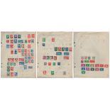 Various Stamps Collection Country Norway 3 Sheets. Approx Size 14 x 10 Inch. Approx. 80 Stamps. We