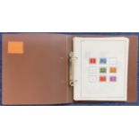 Orange Binder Approx. Size 9. 5 x 8. 5 Inch. Various Stamps Collection Country Netherlands Issue