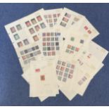Various Stamps Collection Country Norway 29 Sheets. Approx. 9. 5 x 7. 5 Inch. Approx. 200 Stamps. We