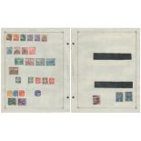 Used stamps on a Sheet 1 Page only Country Eastern part of the Czech Republic. Protectorate