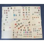 Stamps first issued 1850 Collection Country Spain 14 Sheets Approx. size 10. 5 x 9 Inch Sheets.