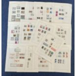 1968 1979 Stamps Collection Country Sweden. 17 Sheets. Approx Size. 12 x 9. 5 Inch. Approx. 180