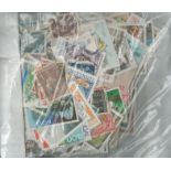 Bag of used Post marked Postage Stamps Country Portugal. Approx. 300 Stamps. We combine shipping