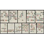 1900 1932 various Stamps Collection Country Germany on an A4 Sheets. Approx. 180 Stamps. We