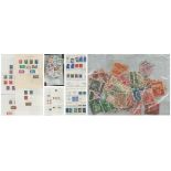 Variety of used Postage Stamps Country Switzerland. 27 Sheets Approx. Size 6 x 4. 5 Inch Plus 23