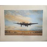 WW2 Colour Print Titled TOWARDS VICTORY by E.A. Mills. Signed by the Artist. Limited Edition of