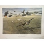 WW2 Colour Print Titled The First Mission/July 4th, 1942, by Nixon Galloway Limited Edition 05/650