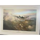 WW2 Colour Print Titled Welcome Sight by Robert Taylor. Limited Edition 781/1000 signed in pencil by