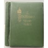 Stamps. The Statesman Stamp Album full of stamps from around the world including a Penny Black. Lots