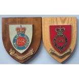 Historic. Collection of 2 wooden plaques honoured to the Household Calvary Mounted Regiment.