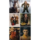 Super Sale! Lot of 6 Star Wars hand signed 10x8 photos. This is a beautiful lot of 6 hand signed