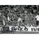 Football Autographed Toni Schumacher 8 X 6 Photo : B/W, Depicting One Of The Most Unsavoury