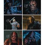 Super Sale! Lot of 6 Horror hand signed 10x8 photos. This is a beautiful lot of 6 hand signed