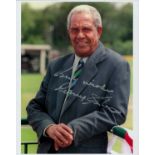 Gary Sobers signed 10x8 inch colour photo. Sir Garfield St Auburn Sobers, AO, OCC, NH (born 28