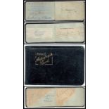 Entertainment and Sport autograph book collection includes some legendary names dating back to the