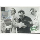 Harry Secombe and Spike Milligan signed 6x4 inch Goons black and white photo. Good condition. All