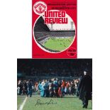 Football Autographed Denis Law 12 X 8 Photo : Col, Depicting Manchester City's Denis Law Being